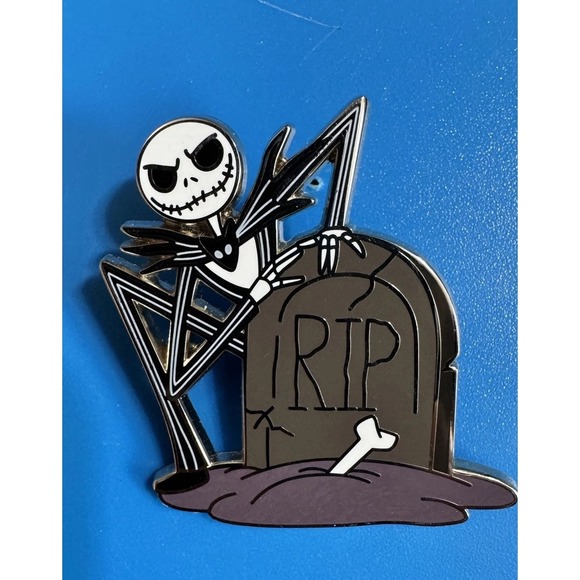 Jack Skellington Grave RIP Nightmare Before Christmas Disney Pin - Picture 1 of 1